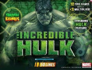 Incredible Hulk 50 Lines Slot Game