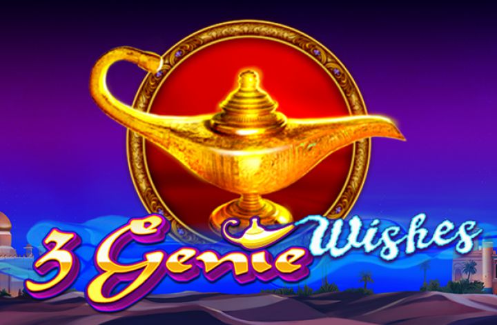 3 Genie Wishes slot game screenshot