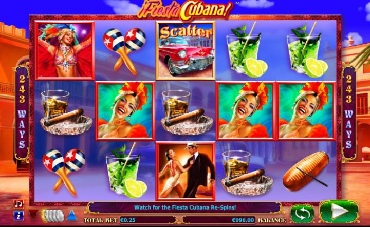 iFiesta Cubana! slot machine screenshot