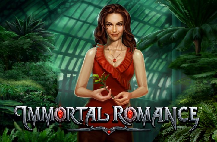 Immortal Romance slot game screenshot