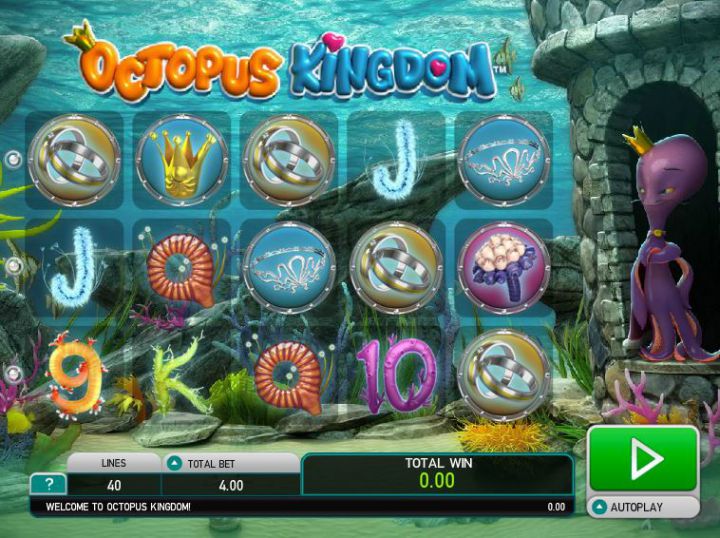 Octopus Kingdom video slot machine screenshot