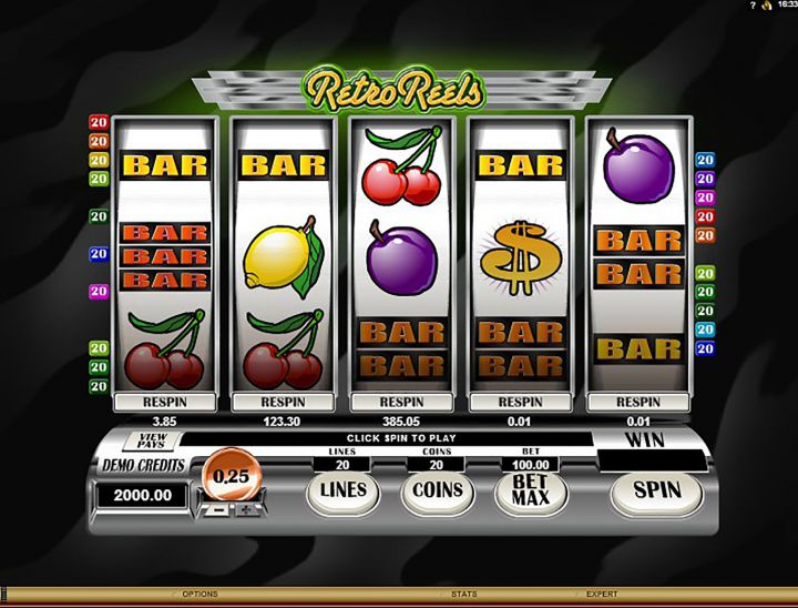 Retro Reels slot machine screenshot