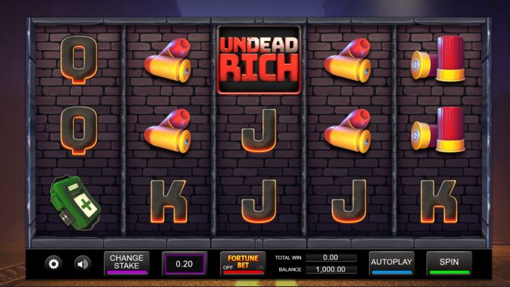 Undead Rich slot machine screenshot