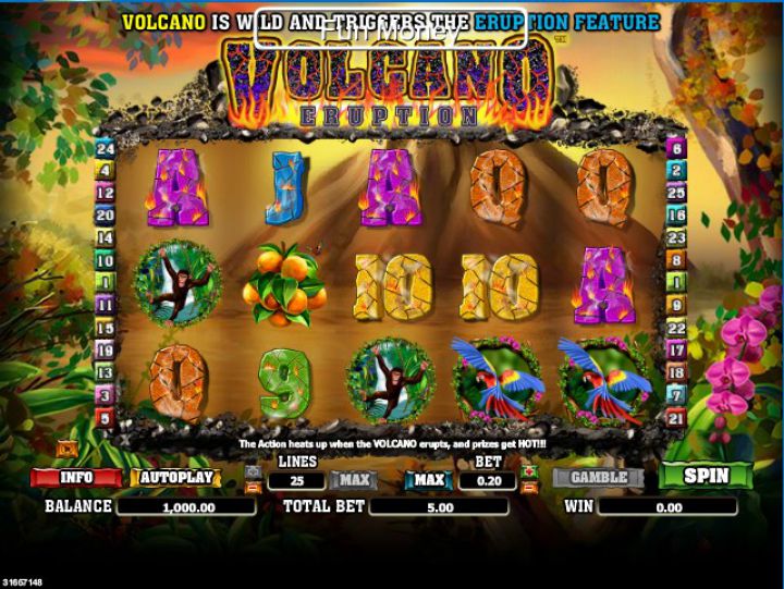 Volcano Eruption slot game screenshot