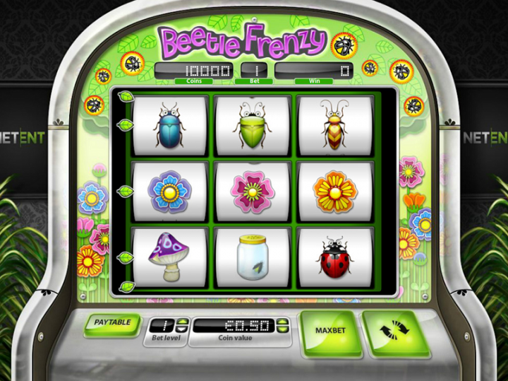 Beetle Frenzy slot game screenshot