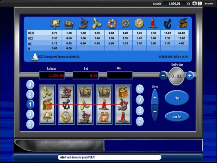 Casino Island video slot game screenshot