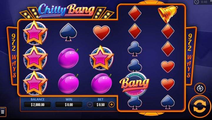 Chitty Bang video slot machine screenshot