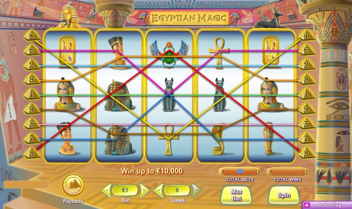 Egyptian Magic slot machine screenshot
