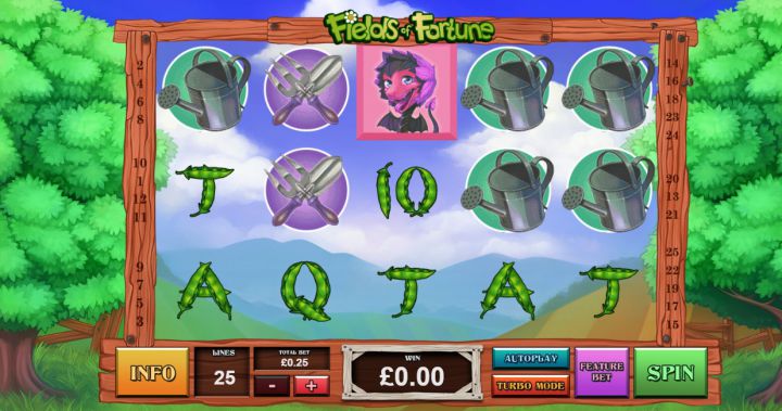 Fields of Fortune video slot game screenshot