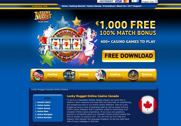Lucky Nugget Casino screenshot