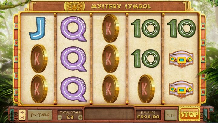Mayan Mystery video slot game screenshot